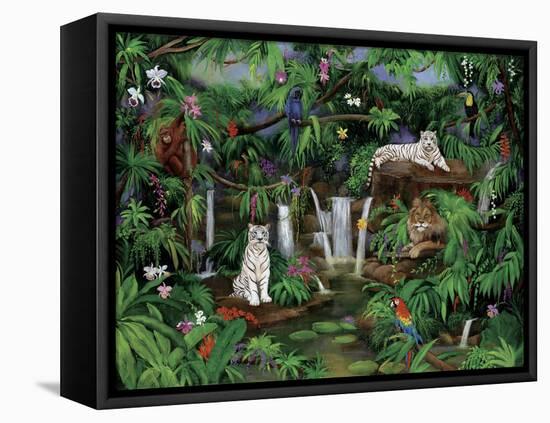 White Tigers-Betty Lou-Framed Premier Image Canvas