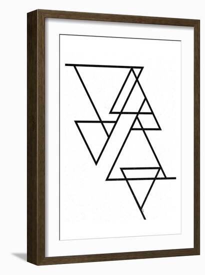 White Triangle-Gigi Louise-Framed Art Print