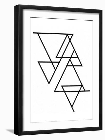 White Triangle-Gigi Louise-Framed Art Print