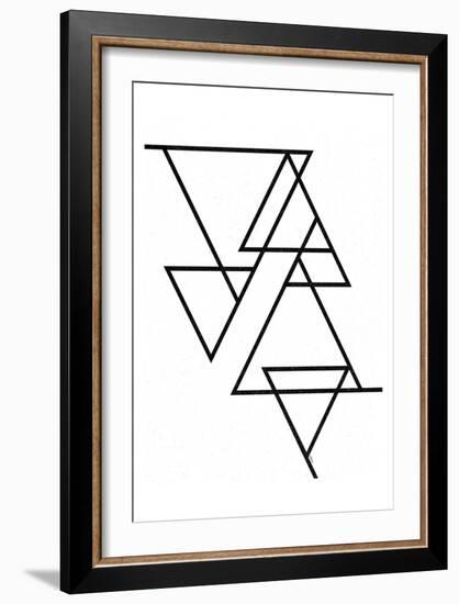 White Triangle-Gigi Louise-Framed Art Print