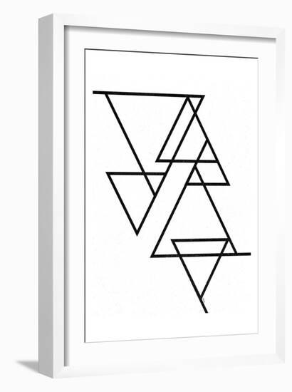 White Triangle-Gigi Louise-Framed Art Print