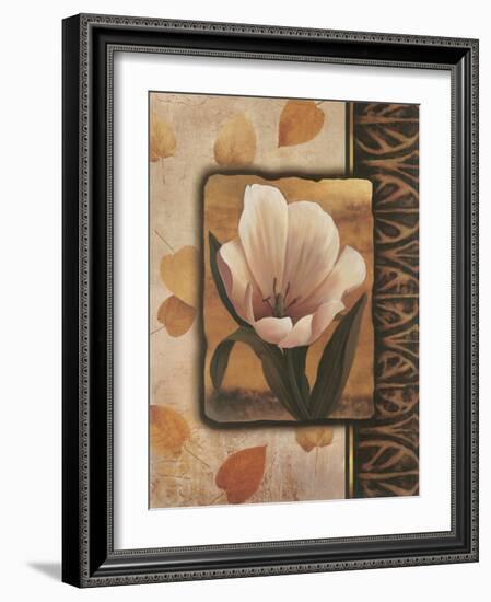 White Tulip-TC Chiu-Framed Art Print