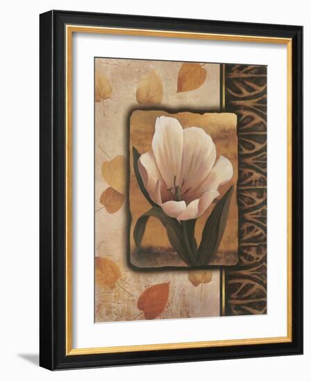 White Tulip-TC Chiu-Framed Art Print