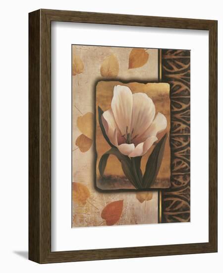 White Tulip-TC Chiu-Framed Art Print