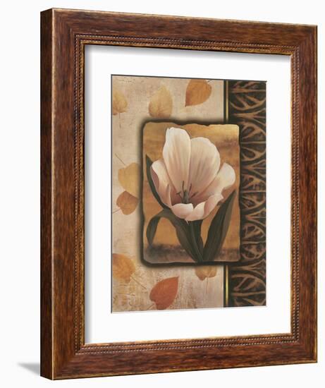 White Tulip-TC Chiu-Framed Art Print