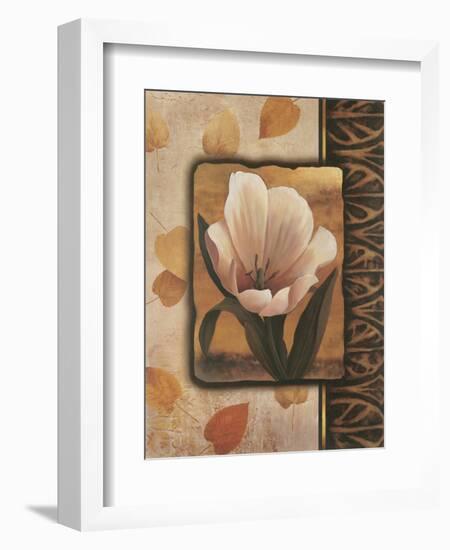White Tulip-TC Chiu-Framed Art Print