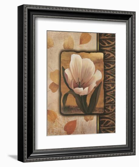 White Tulip-TC Chiu-Framed Art Print