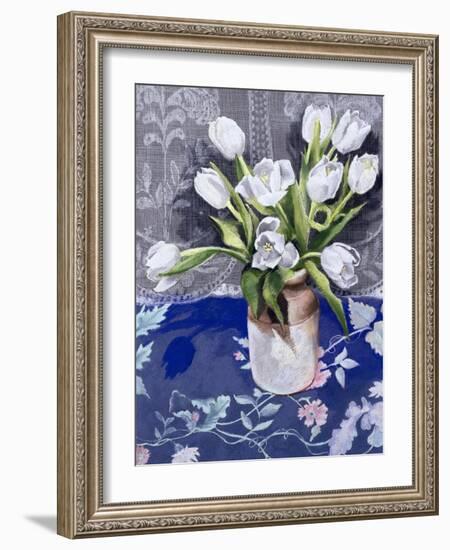 White Tulips, 1994-Cristiana Angelini-Framed Giclee Print