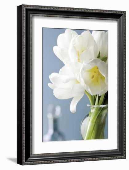 White Tulips Bouquet-Christine Zalewski-Framed Art Print