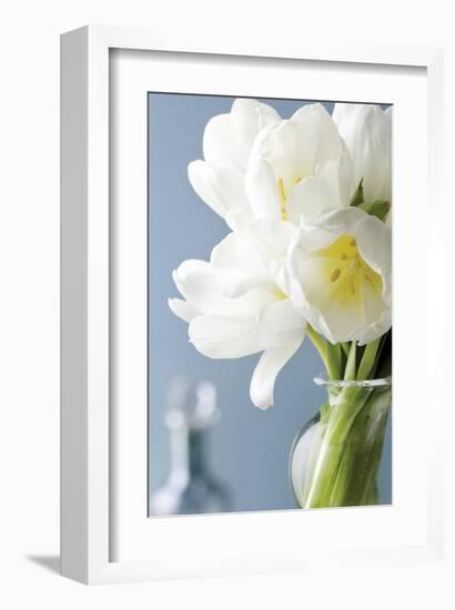 White Tulips Bouquet-Christine Zalewski-Framed Art Print