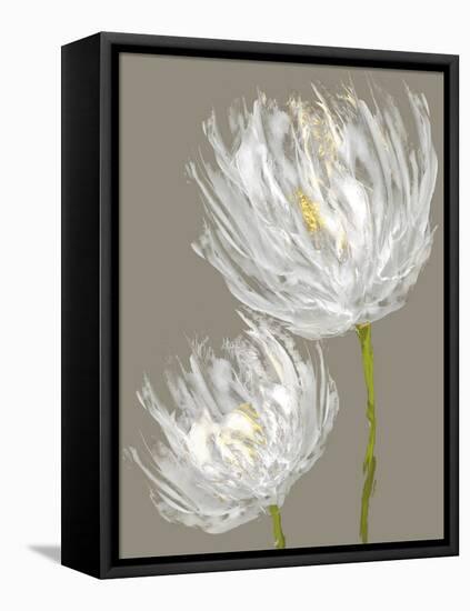 White Tulips II-Vanessa Austin-Framed Stretched Canvas