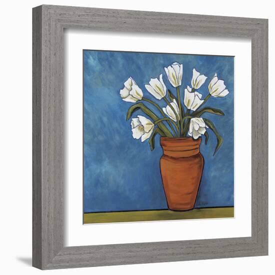 White Tulips-Ann Parr-Framed Giclee Print