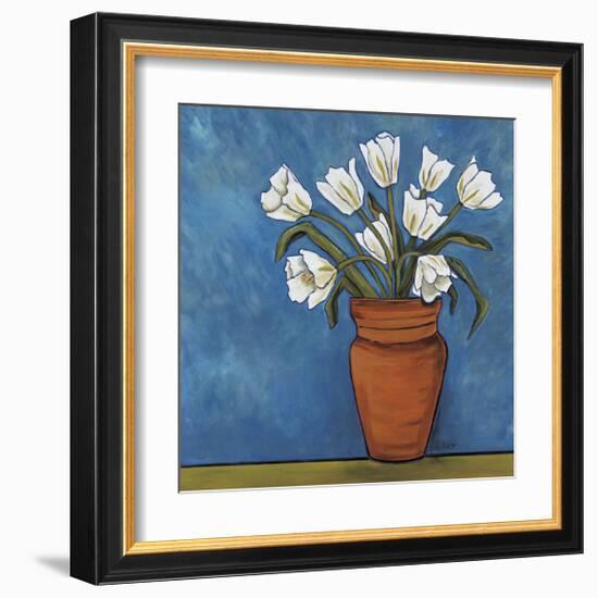 White Tulips-Ann Parr-Framed Giclee Print