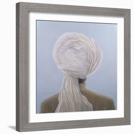 White Turban-Lincoln Seligman-Framed Giclee Print