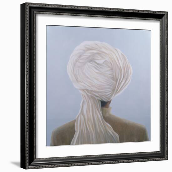 White Turban-Lincoln Seligman-Framed Giclee Print