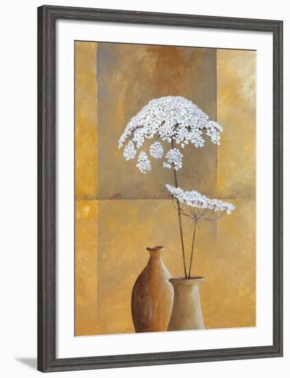 White Umbellas I-Isabel Martinez-Framed Art Print