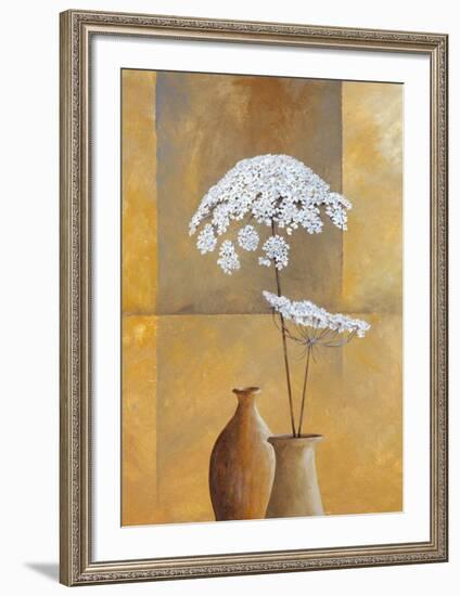 White Umbellas I-Isabel Martinez-Framed Art Print