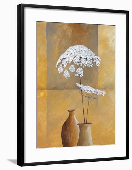 White Umbellas I-Isabel Martinez-Framed Art Print