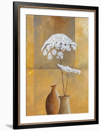 White Umbellas I-Isabel Martinez-Framed Art Print