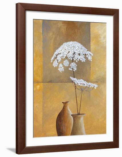 White Umbellas I-Isabel Martinez-Framed Art Print