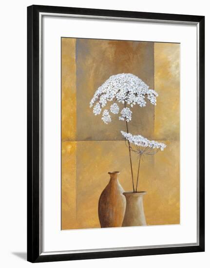 White Umbellas I-Isabel Martinez-Framed Art Print