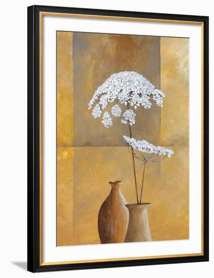 White Umbellas I-Isabel Martinez-Framed Art Print