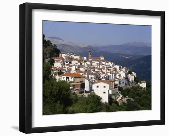 White Village of Algatocin, Andalucia, Spain, Europe-Short Michael-Framed Photographic Print