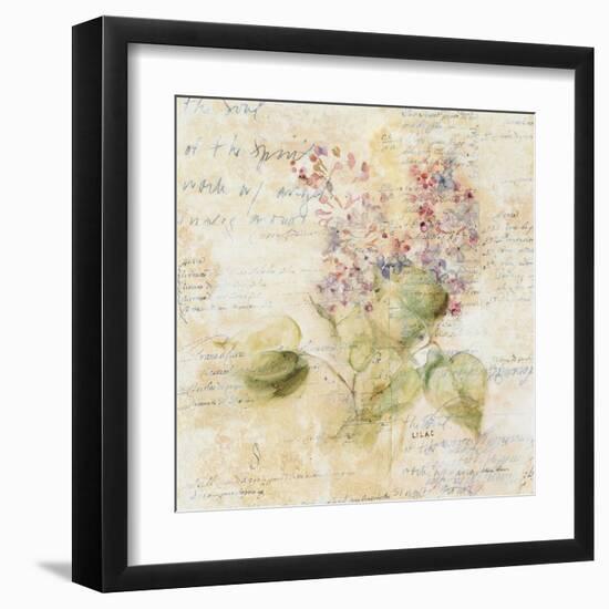 White Wash Lilac-Cheri Blum-Framed Art Print