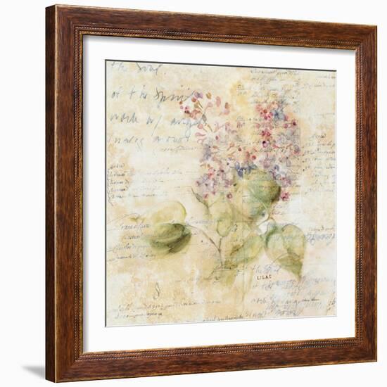 White Wash Lilac-Cheri Blum-Framed Art Print