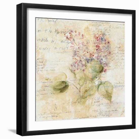 White Wash Lilac-Cheri Blum-Framed Art Print