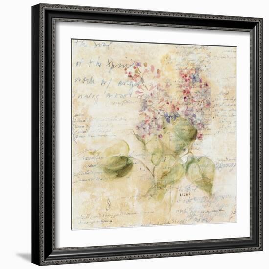 White Wash Lilac-Cheri Blum-Framed Art Print