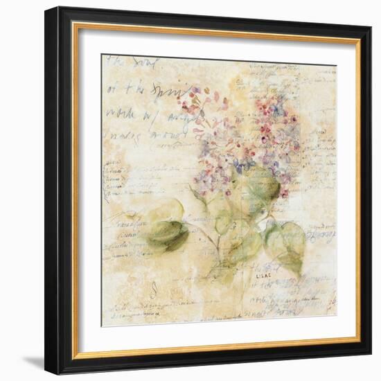 White Wash Lilac-Cheri Blum-Framed Art Print