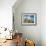 White washed houses lining a winding street, Frigiliana white village, Malaga Province, Andaluci...-Panoramic Images-Framed Photographic Print displayed on a wall