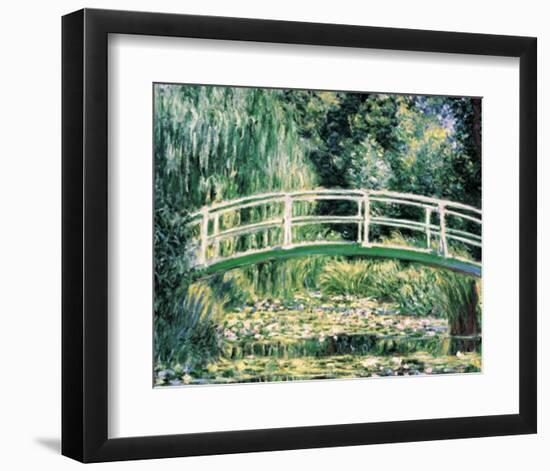 White Water Lilies-Claude Monet-Framed Art Print