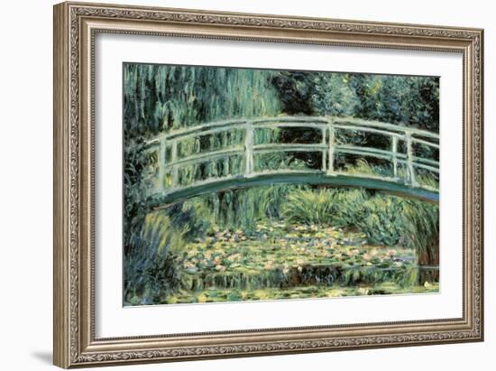 White Water Lilies-Claude Monet-Framed Art Print