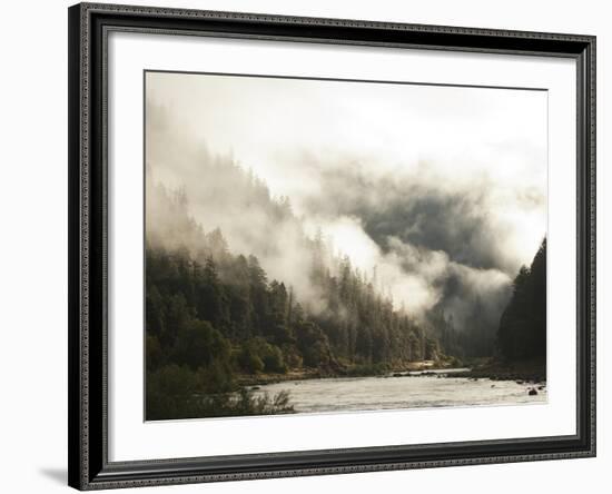 White Water Rafting Along the Wild and Scenic Rogue River in Southern Oregon.-Justin Bailie-Framed Photographic Print