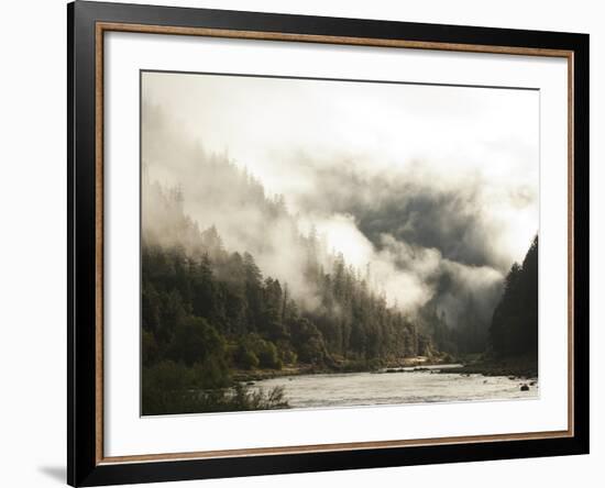 White Water Rafting Along the Wild and Scenic Rogue River in Southern Oregon.-Justin Bailie-Framed Photographic Print