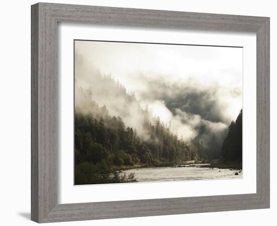 White Water Rafting Along the Wild and Scenic Rogue River in Southern Oregon.-Justin Bailie-Framed Photographic Print