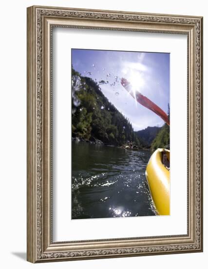 White Water Rafting Along the Wild and Scenic Rogue River in Southern Oregon-Justin Bailie-Framed Photographic Print