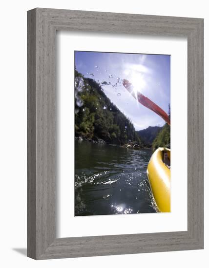 White Water Rafting Along the Wild and Scenic Rogue River in Southern Oregon-Justin Bailie-Framed Photographic Print