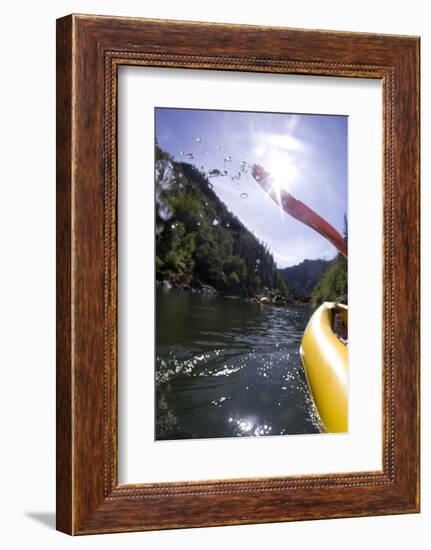 White Water Rafting Along the Wild and Scenic Rogue River in Southern Oregon-Justin Bailie-Framed Photographic Print