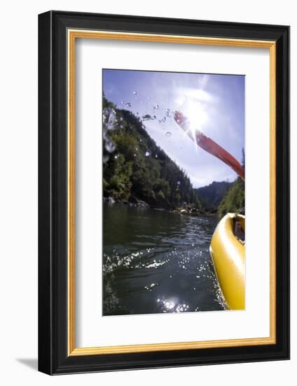 White Water Rafting Along the Wild and Scenic Rogue River in Southern Oregon-Justin Bailie-Framed Photographic Print