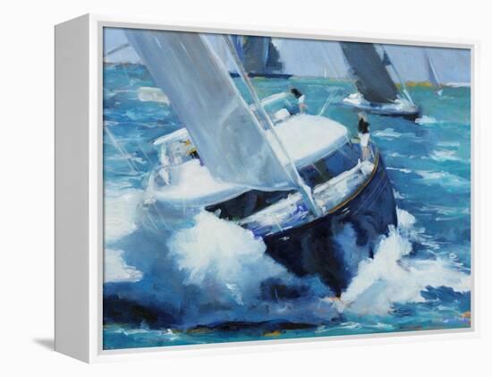 White Water-Curt Crain-Framed Stretched Canvas