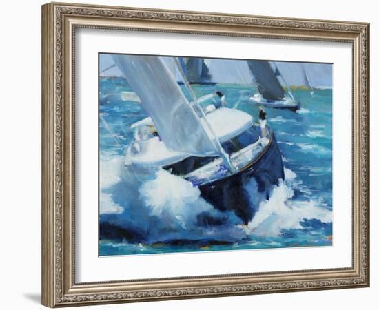 White Water-Curt Crain-Framed Art Print