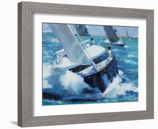 White Water-Curt Crain-Framed Art Print