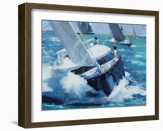 White Water-Curt Crain-Framed Art Print