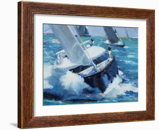 White Water-Curt Crain-Framed Art Print