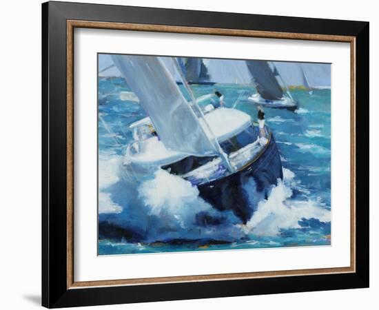 White Water-Curt Crain-Framed Art Print