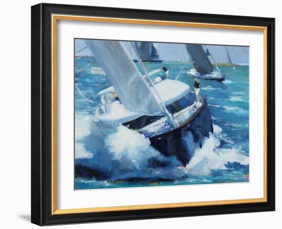 White Water-Curt Crain-Framed Art Print