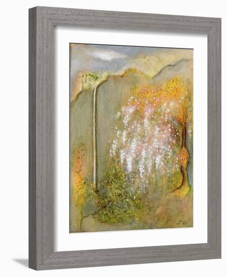 White Whisteria, 2001-Jane Deakin-Framed Giclee Print